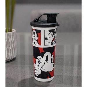 Tupperware Disney Mickey Mouse Tumbler w/ Drinking Spout 16oz New
